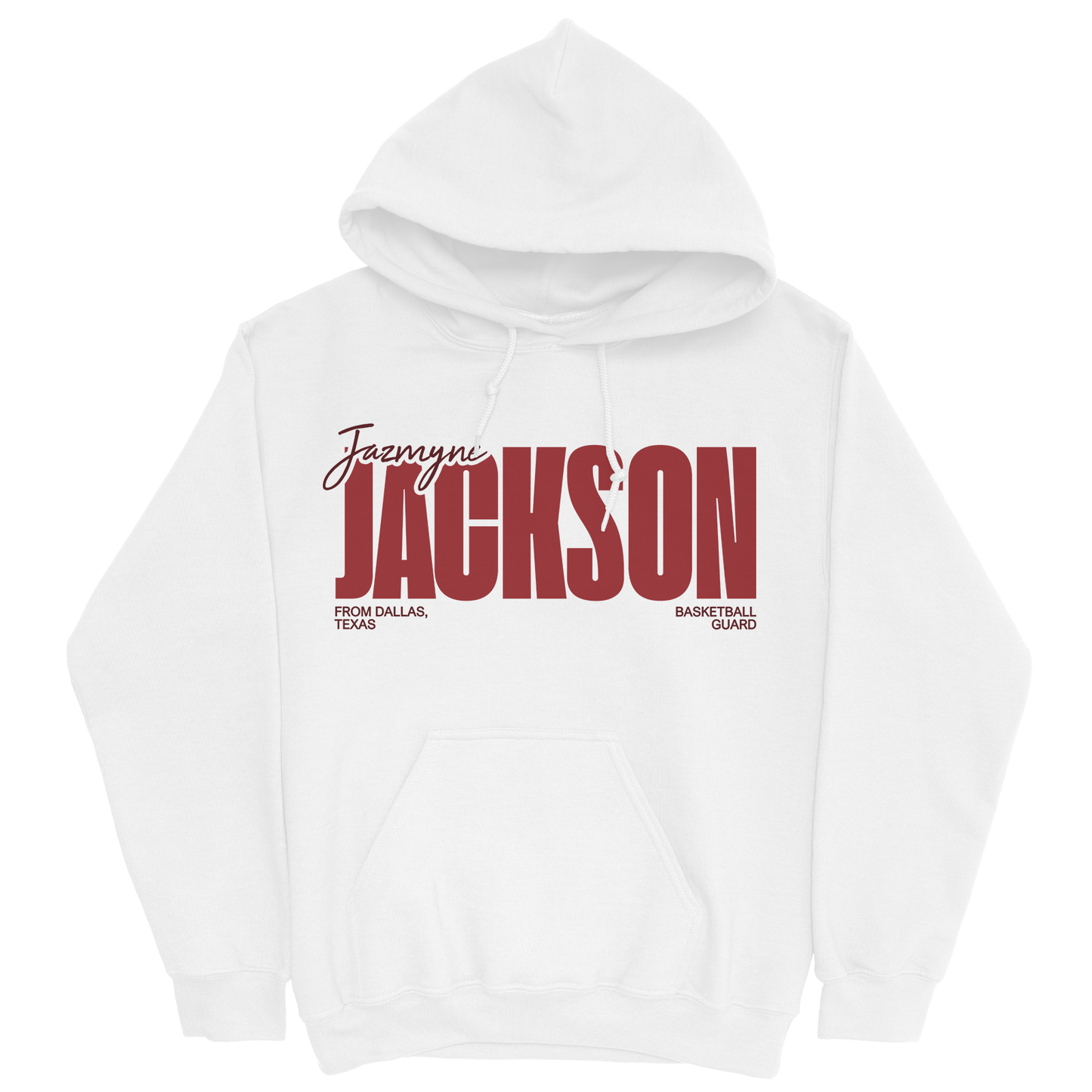 JAZMYNE JACKSON CLASSIC WHITE HOODIE