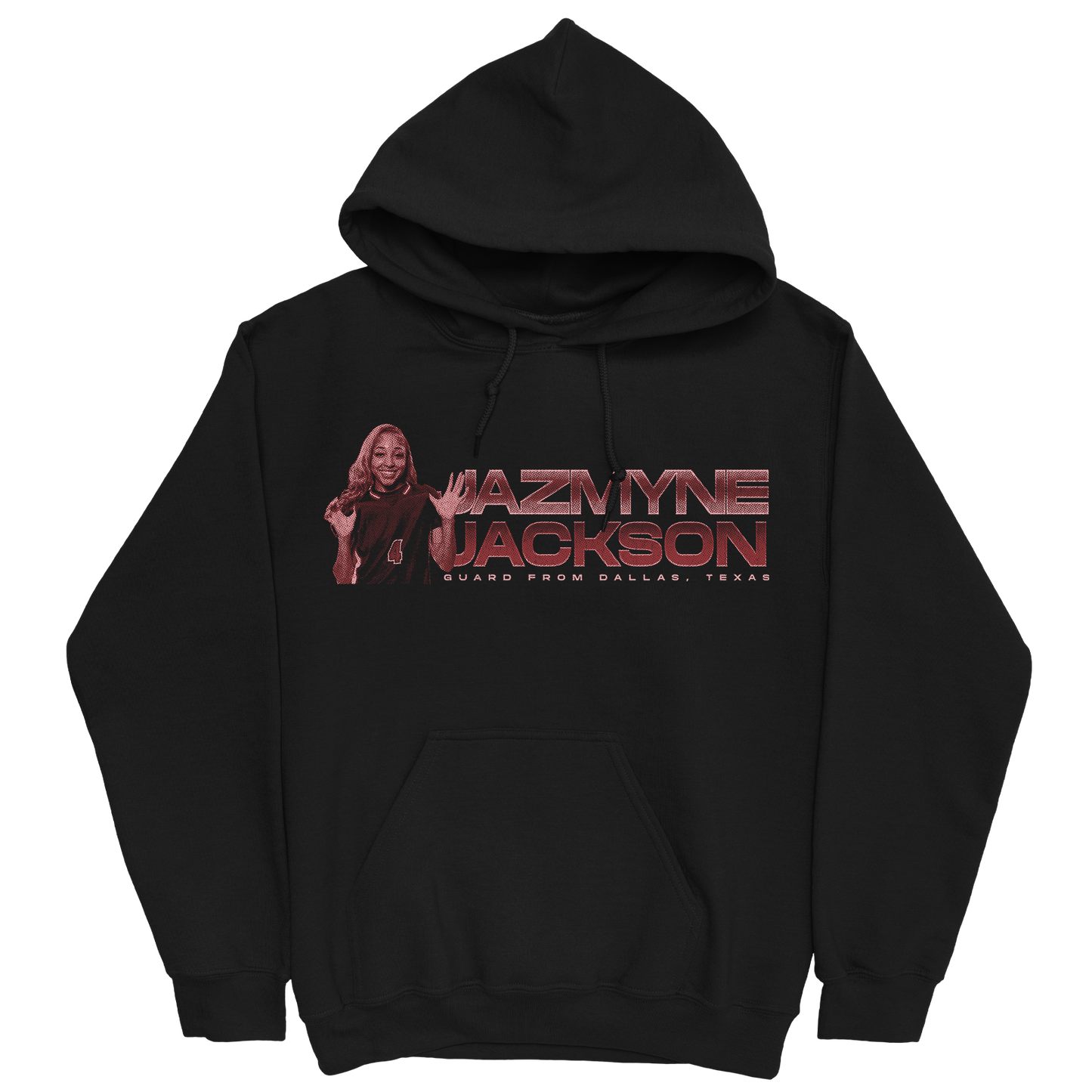 JAZMYNE JACKSON RETRO BLACK HOODIE