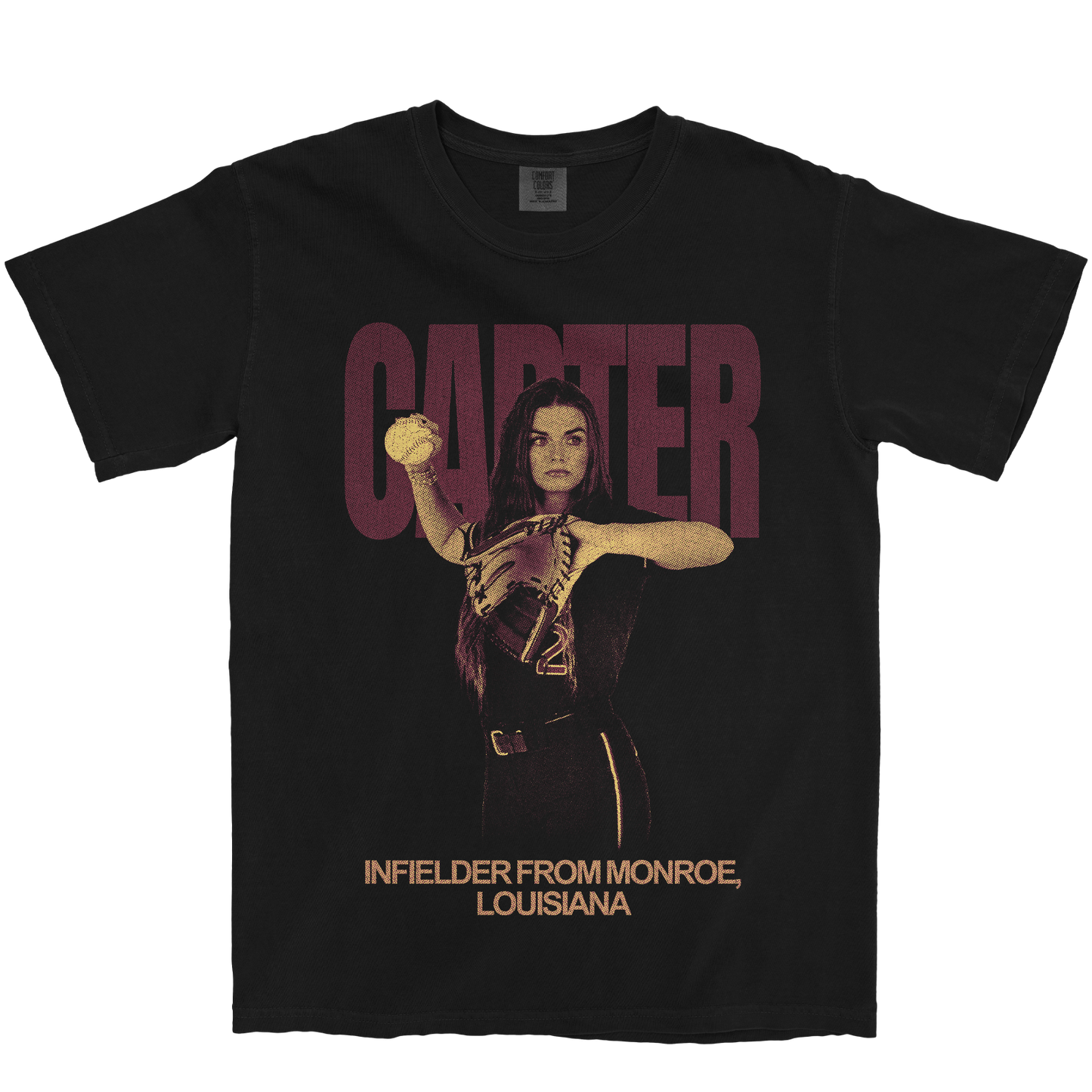 ELLE CARTER VINTAGE BLACK TEE