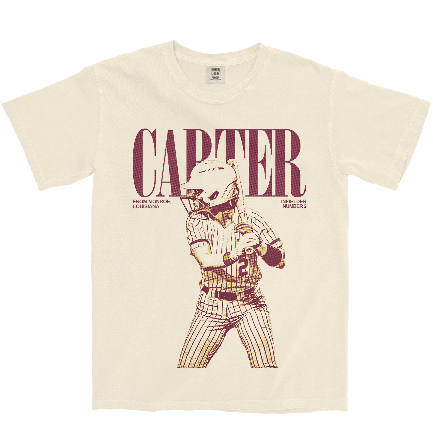 ELLE CARTER VINTAGE IVORY TEE