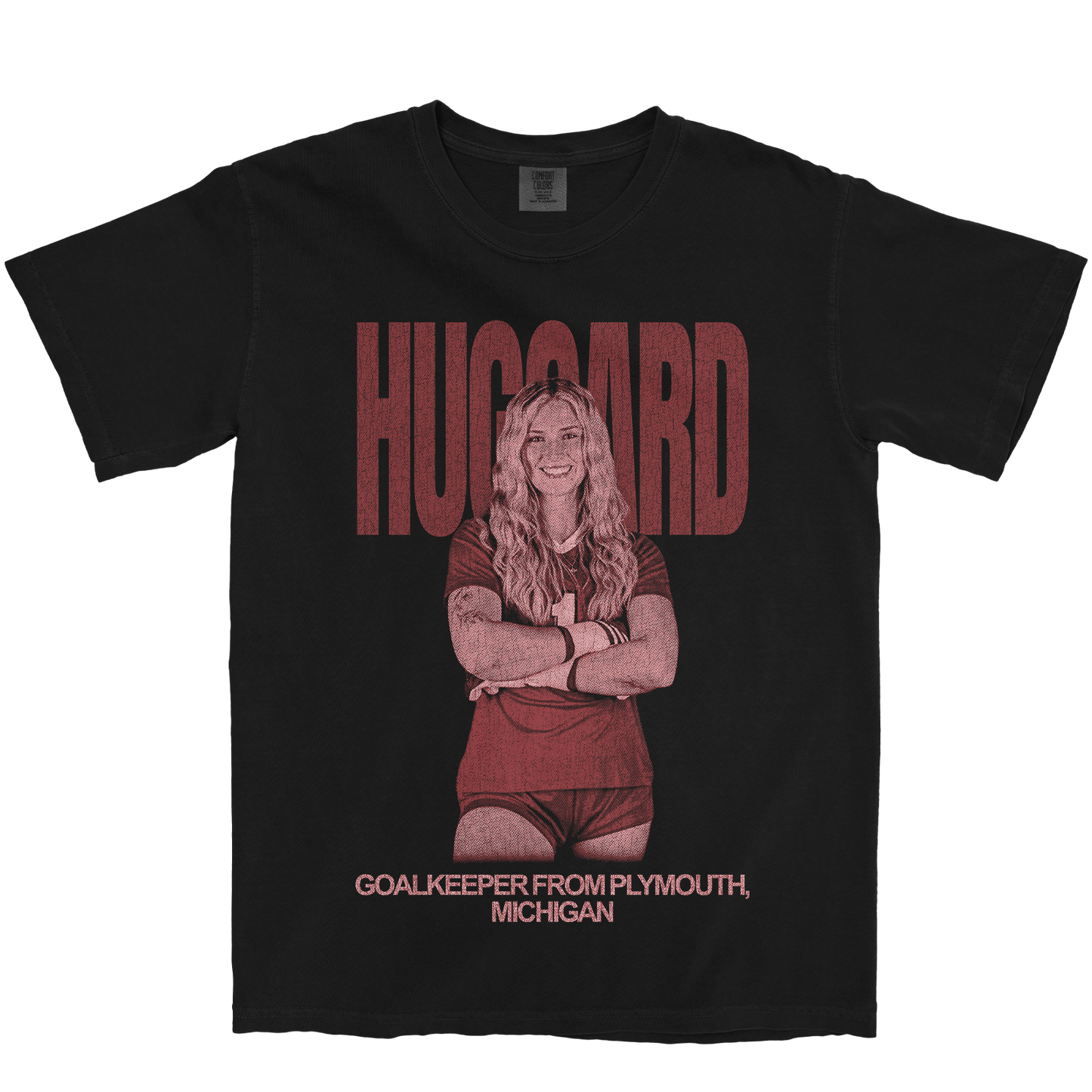 CHARLOTTE HUGGARD VINTAGE BLACK TEE