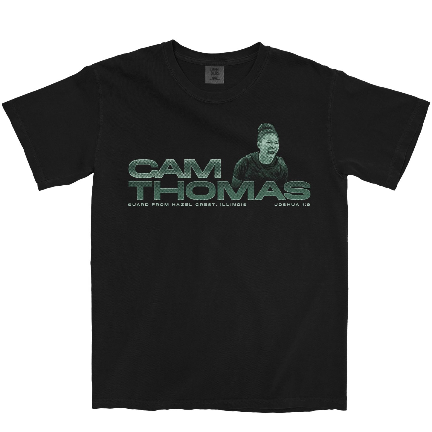 CAMERON THOMAS RETRO BLACK TEE