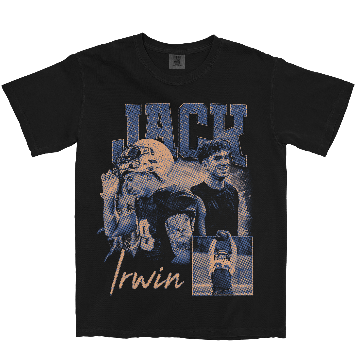 JACK IRWIN GRAPHIC BLACK TEE