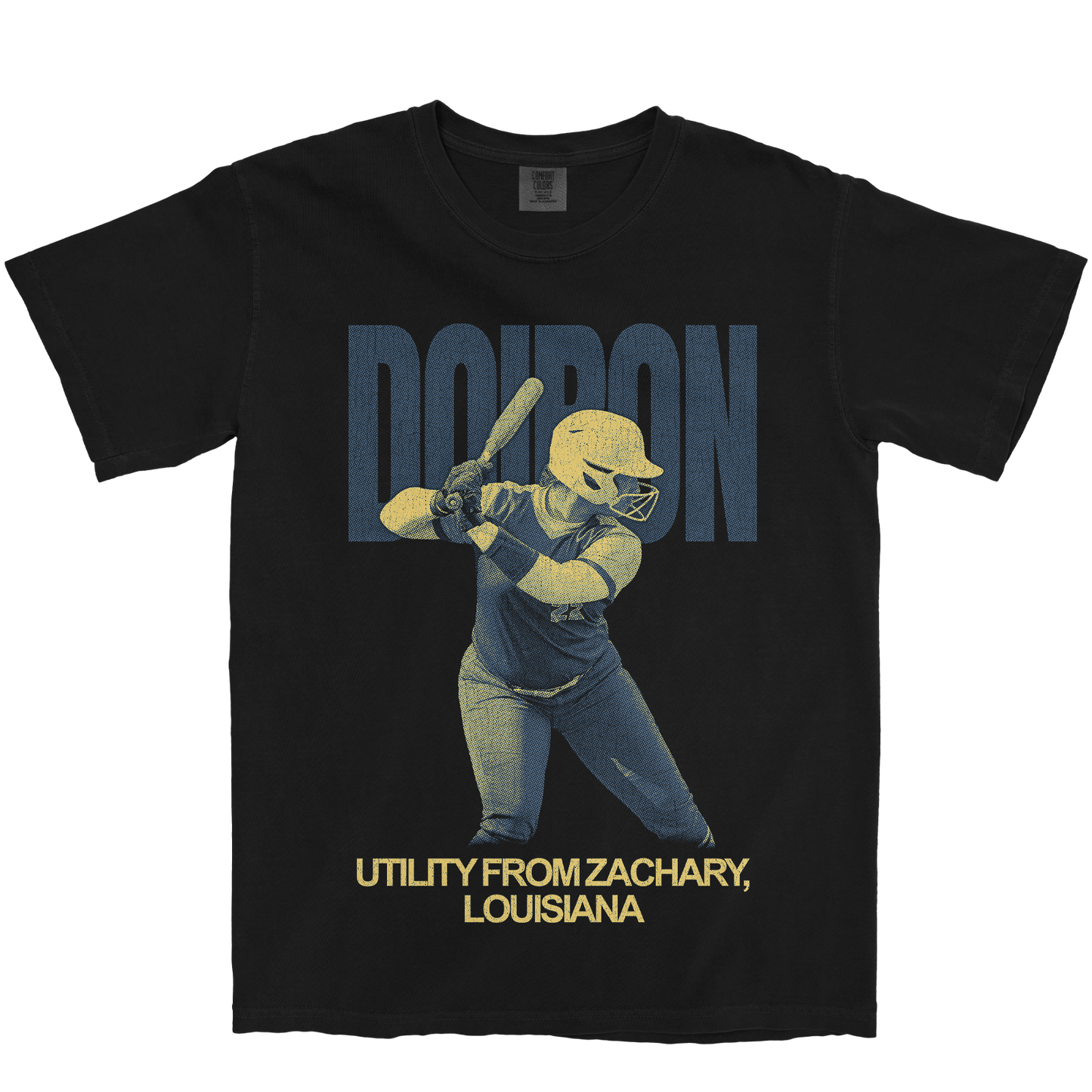 NYLA DOIRON VINTAGE BLACK TEE