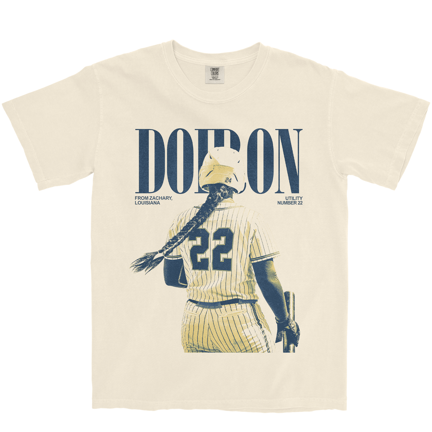 NYLA DOIRON VINTAGE IVORY TEE