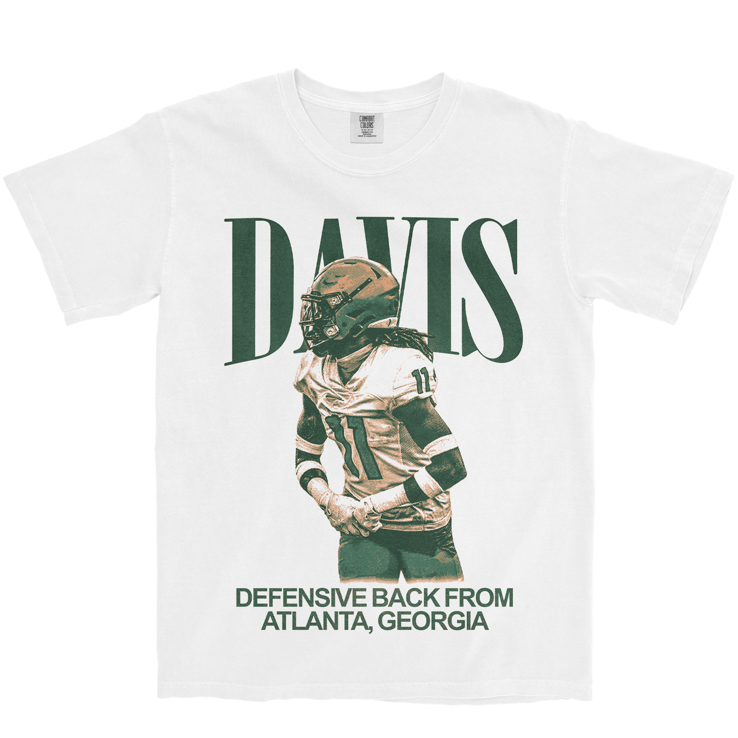 ISIAH DAVIS VINTAGE WHITE TEE