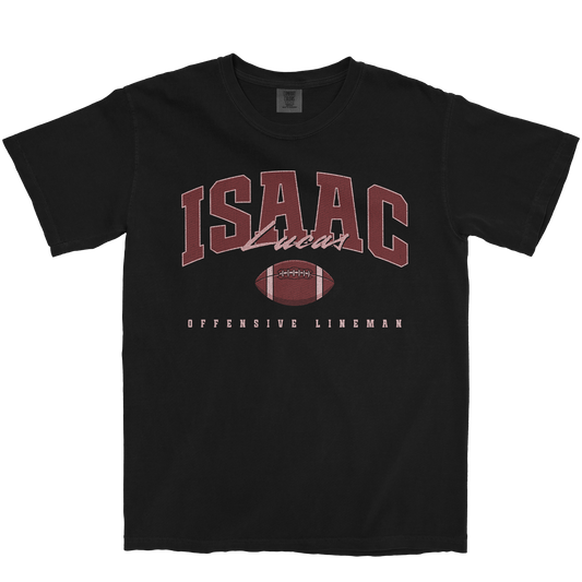 ISAAC LUCAS RETRO BLACK TEE