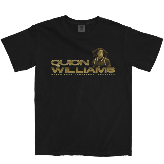 QUION WILLIAMS RETRO BLACK TEE