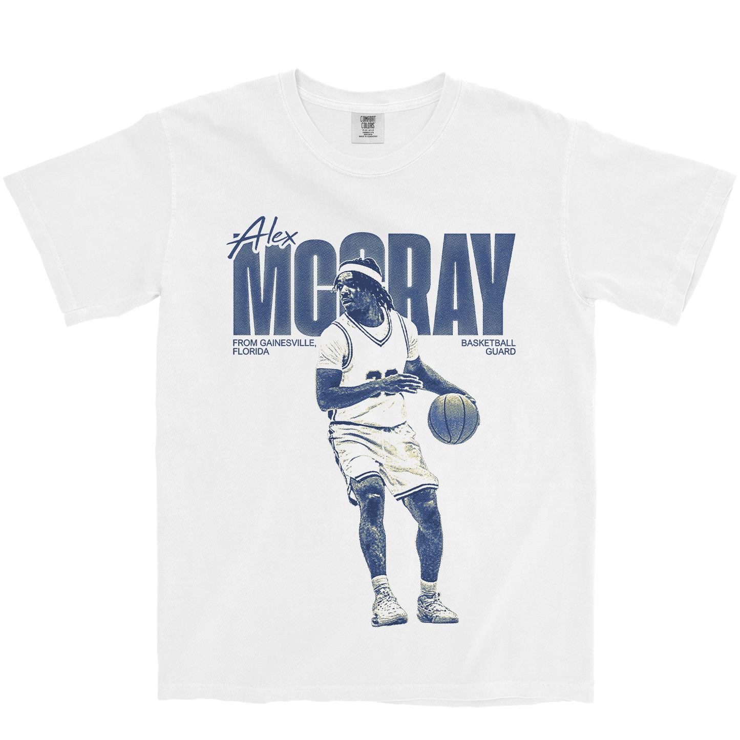 ALEX MCCRAY VINTAGE WHITE TEE