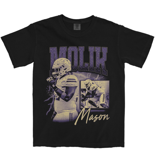 MOLIK MASON GRAPHIC BLACK TEE