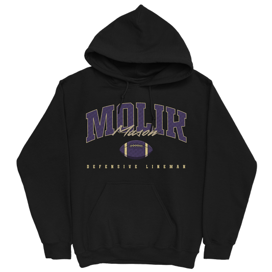 MOLIK MASON RETRO BLACK HOODIE