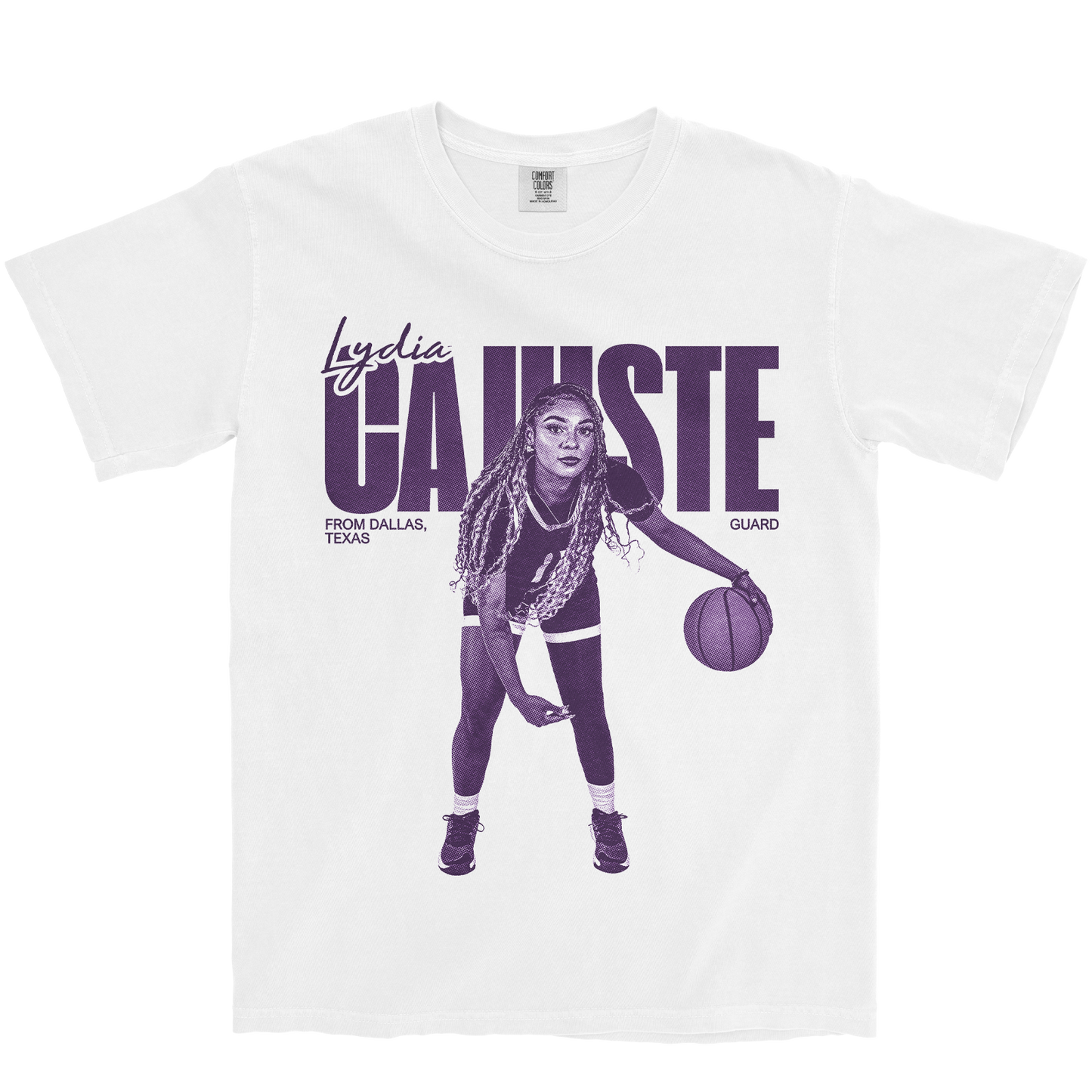 LYDIA CAJUSTE VINTAGE WHITE TEE