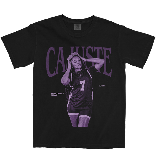 LYDIA CAJUSTE VINTAGE BLACK TEE