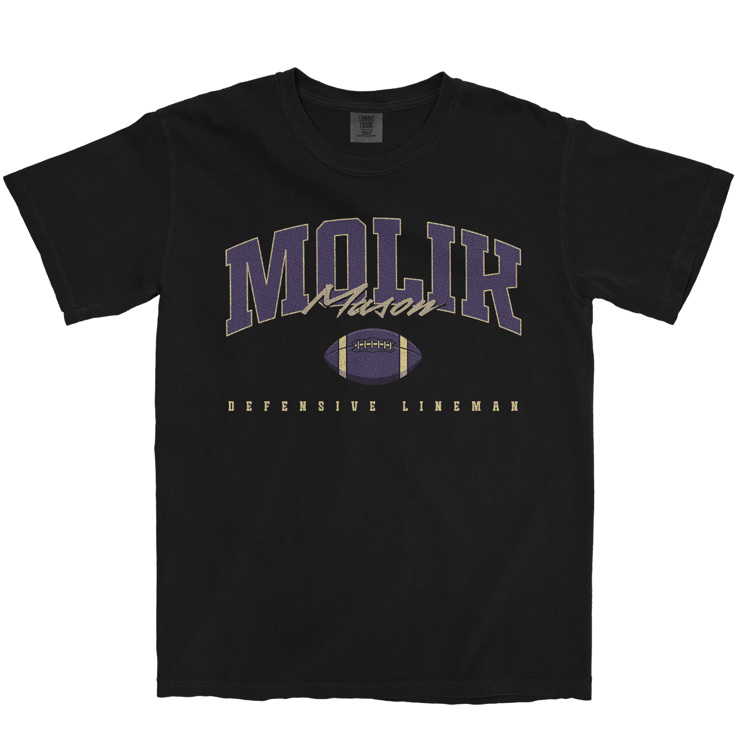 MOLIK MASON RETRO BLACK TEE