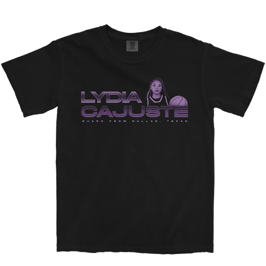 LYDIA CAJUSTE RETRO BLACK TEE