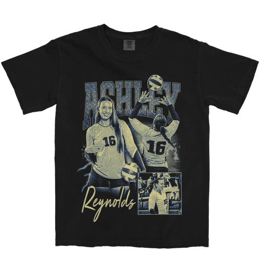 ASHLEY REYNOLDS GRAPHIC BLACK TEE