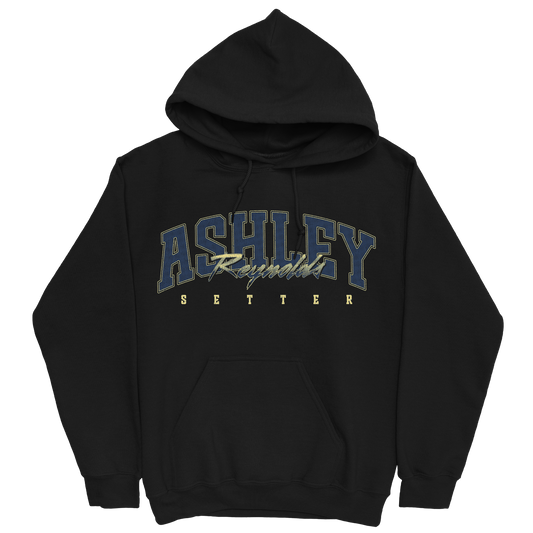 ASHLEY REYNOLDS RETRO BLACK HOODIE