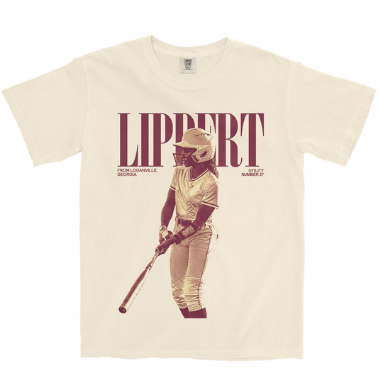 BROOKLIN LIPPERT VINTAGE IVORY TEE