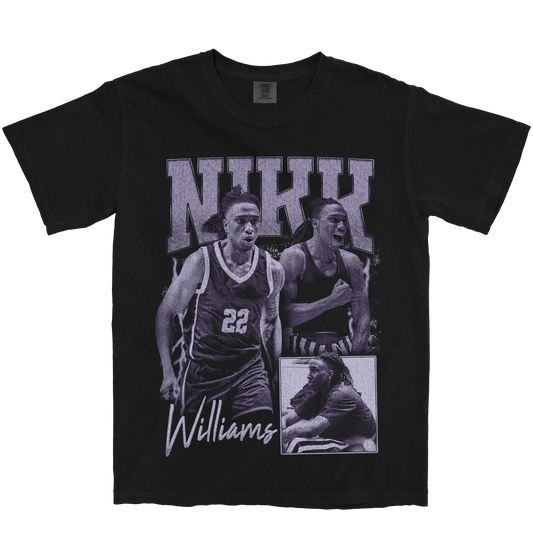 NIKK WILLIAMS GRAPHIC BLACK TEE