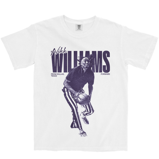 NIKK WILLIAMS VINTAGE WHITE TEE