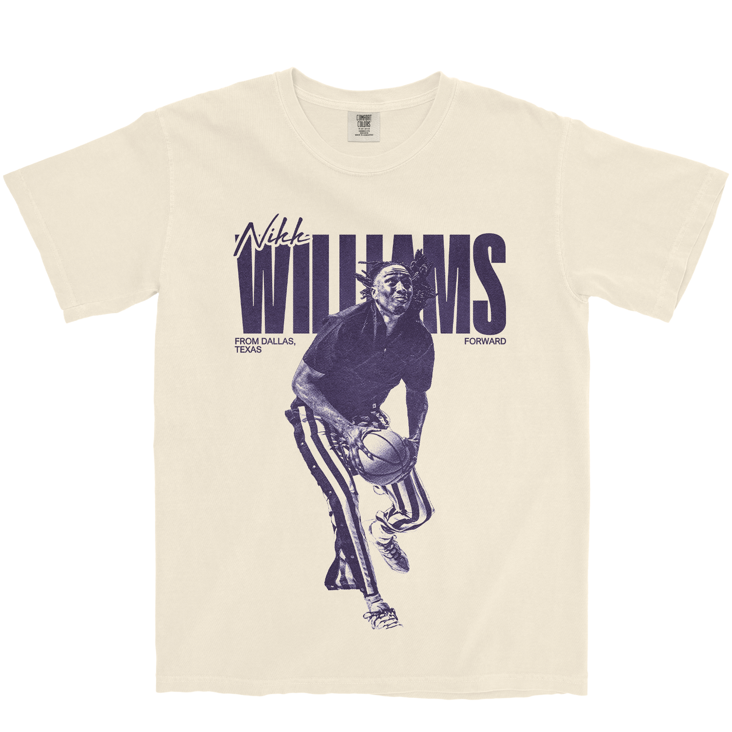 NIKK WILLIAMS VINTAGE IVORY TEE