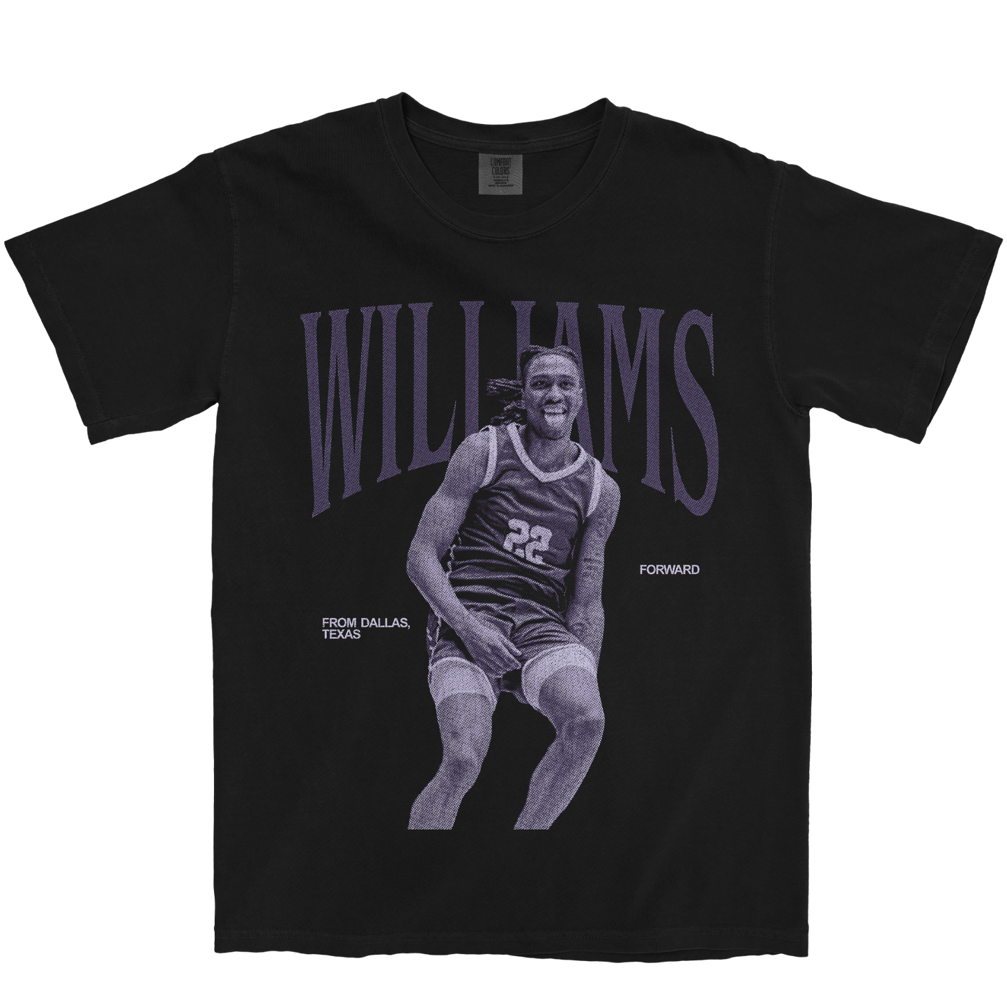 NIKK WILLIAMS VINTAGE BLACK TEE