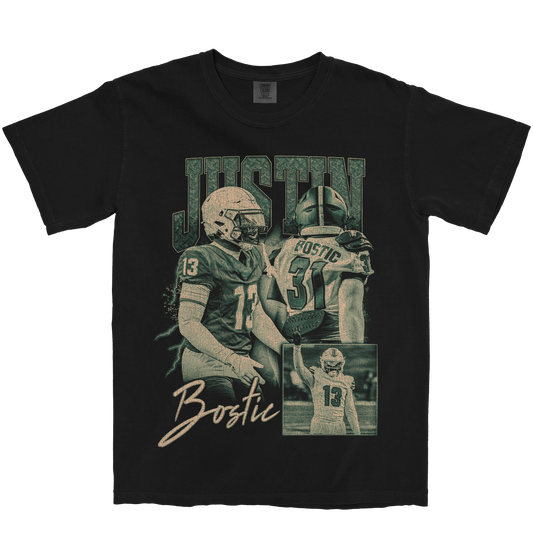 JUSTIN BOSTIC GRAPHIC BLACK TEE