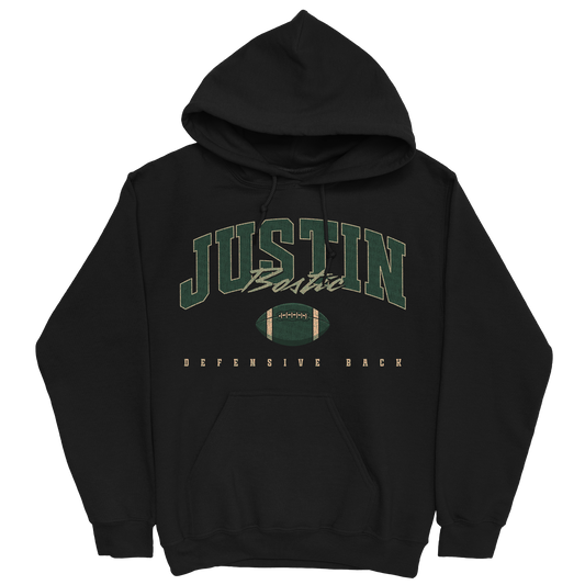 JUSTIN BOSTIC RETRO BLACK HOODIE