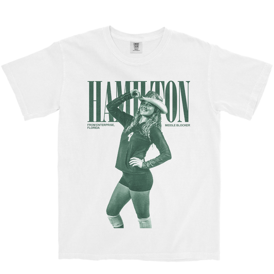 CORA HAMILTON VINTAGE WHITE TEE