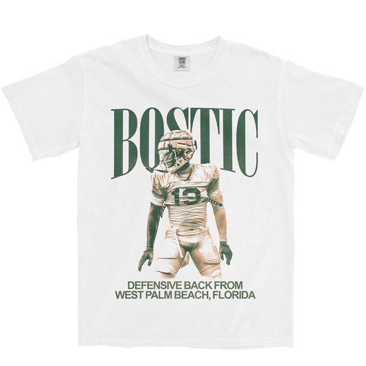 JUSTIN BOSTIC VINTAGE WHITE TEE