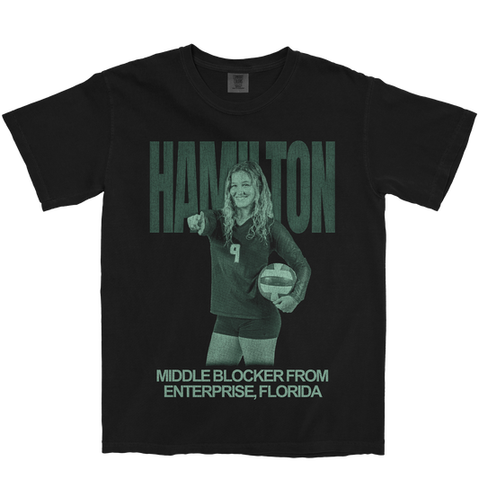 CORA HAMILTON VINTAGE BLACK TEE
