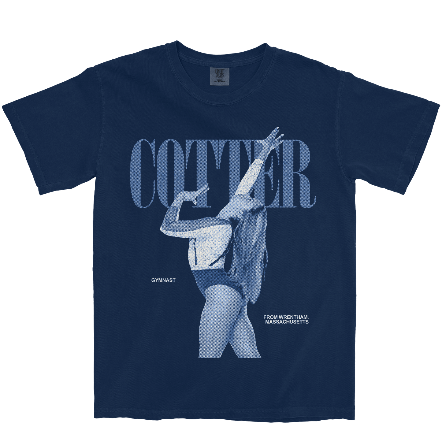TALIA COTTER VINTAGE NAVY TEE