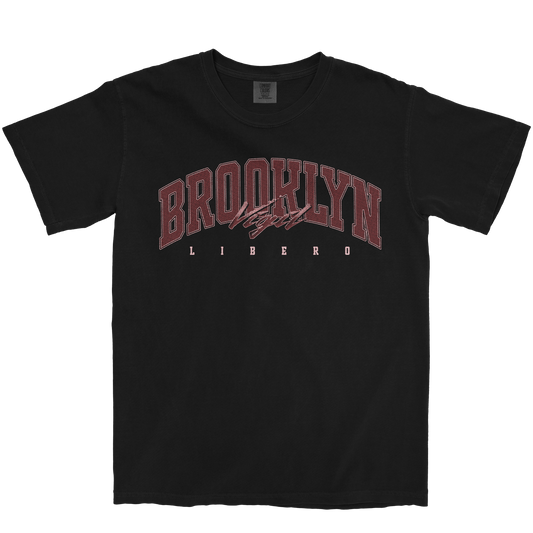 BROOKLYN VIGIL RETRO BLACK TEE