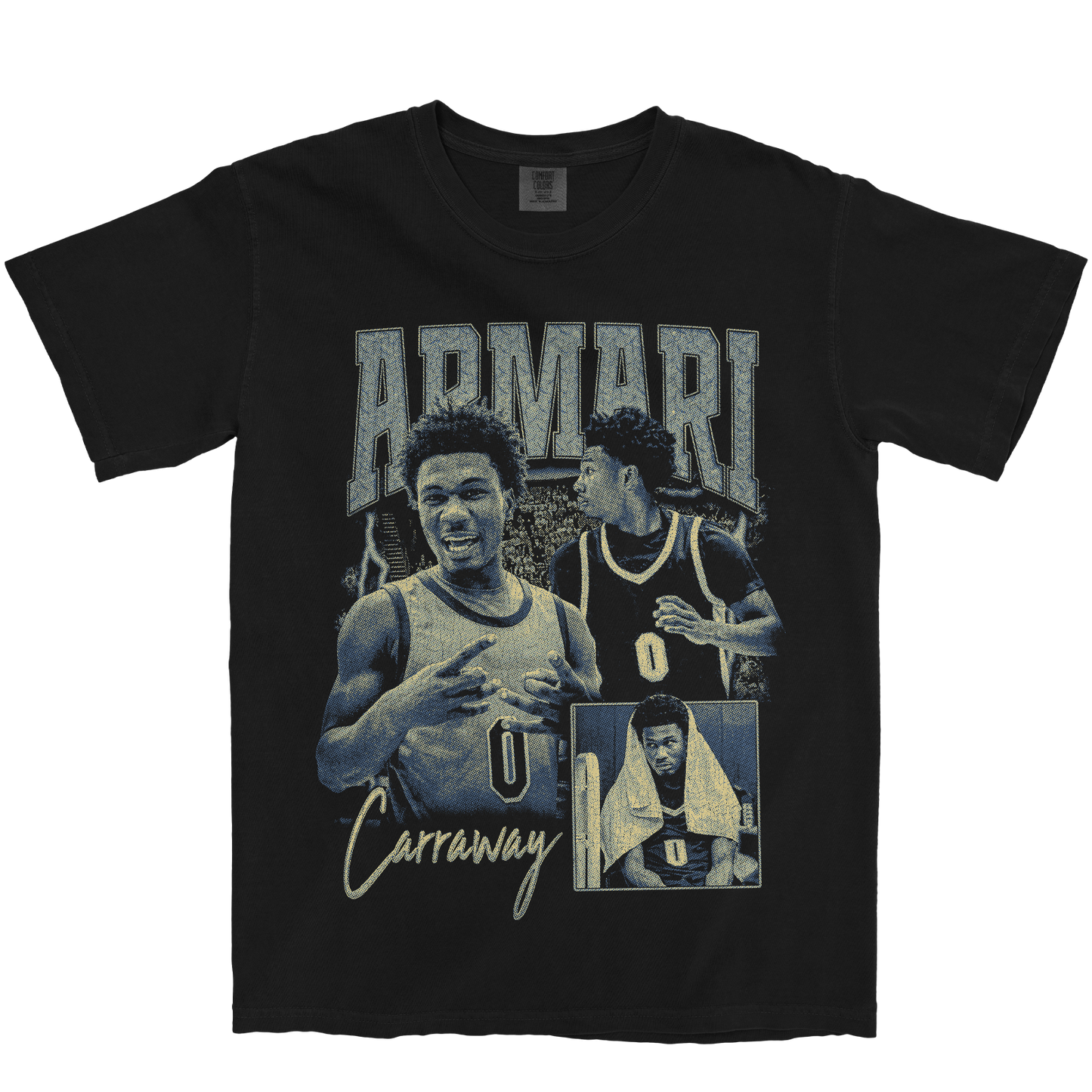 ARMARI CARRAWAY GRAPHIC BLACK TEE