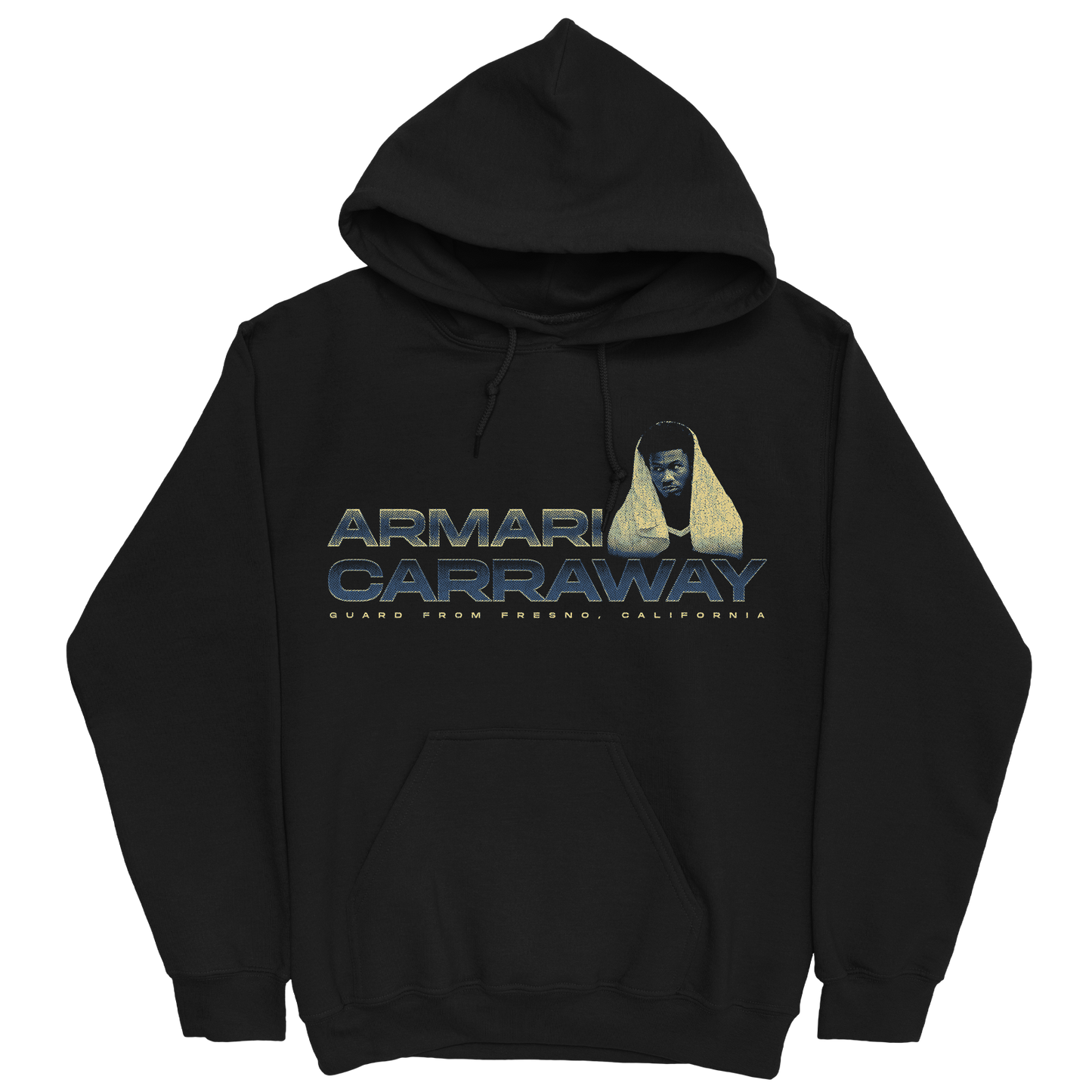 ARMARI CARRAWAY RETRO BLACK HOODIE