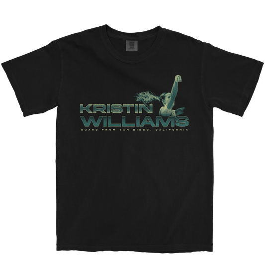 KRISTIN WILLIAMS RETRO BLACK TEE