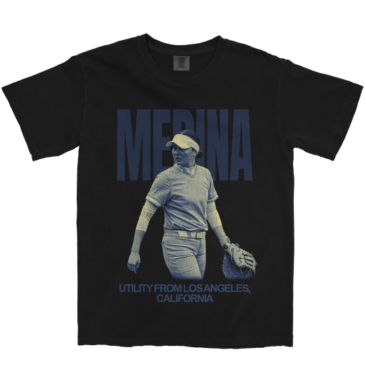 DEVON MEDINA VINTAGE BLACK TEE