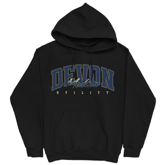 DEVON MEDINA RETRO BLACK HOODIE