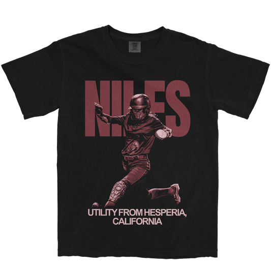 ELLA NILES VINTAGE BLACK TEE