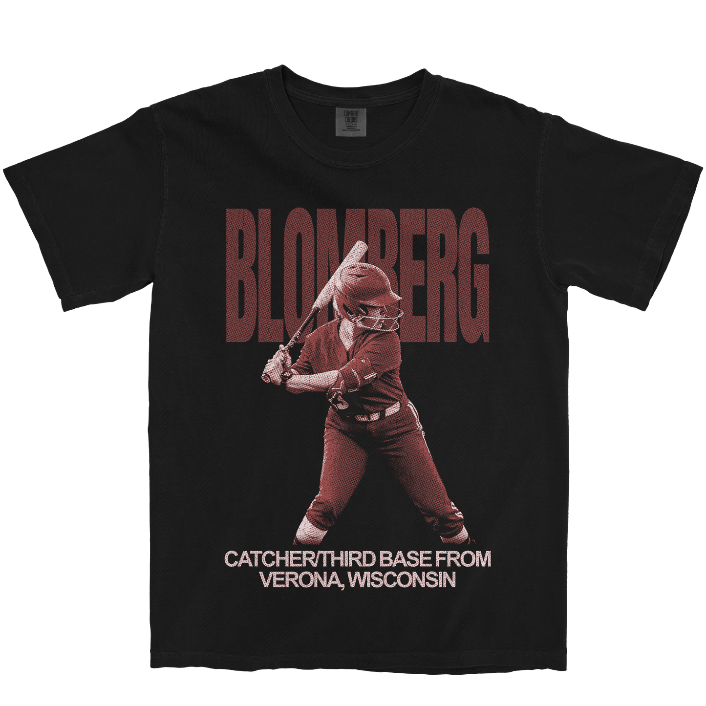 HILARY BLOMBERG VINTAGE BLACK TEE