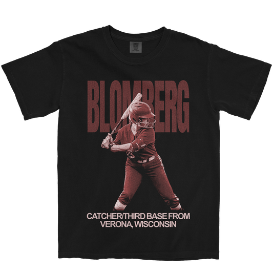 HILARY BLOMBERG VINTAGE BLACK TEE