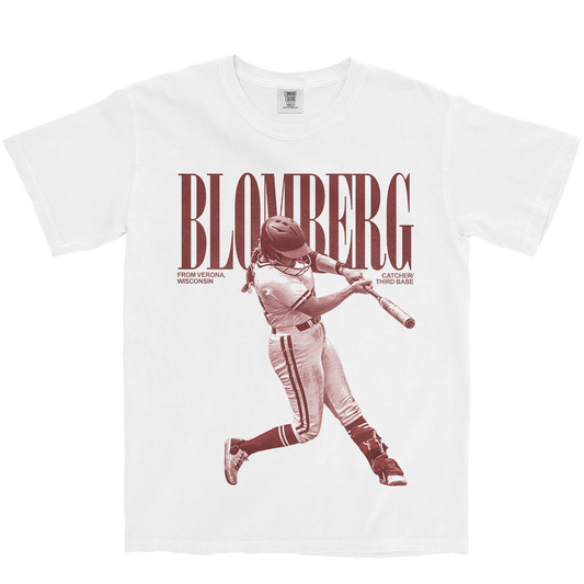 HILARY BLOMBERG VINTAGE WHITE TEE