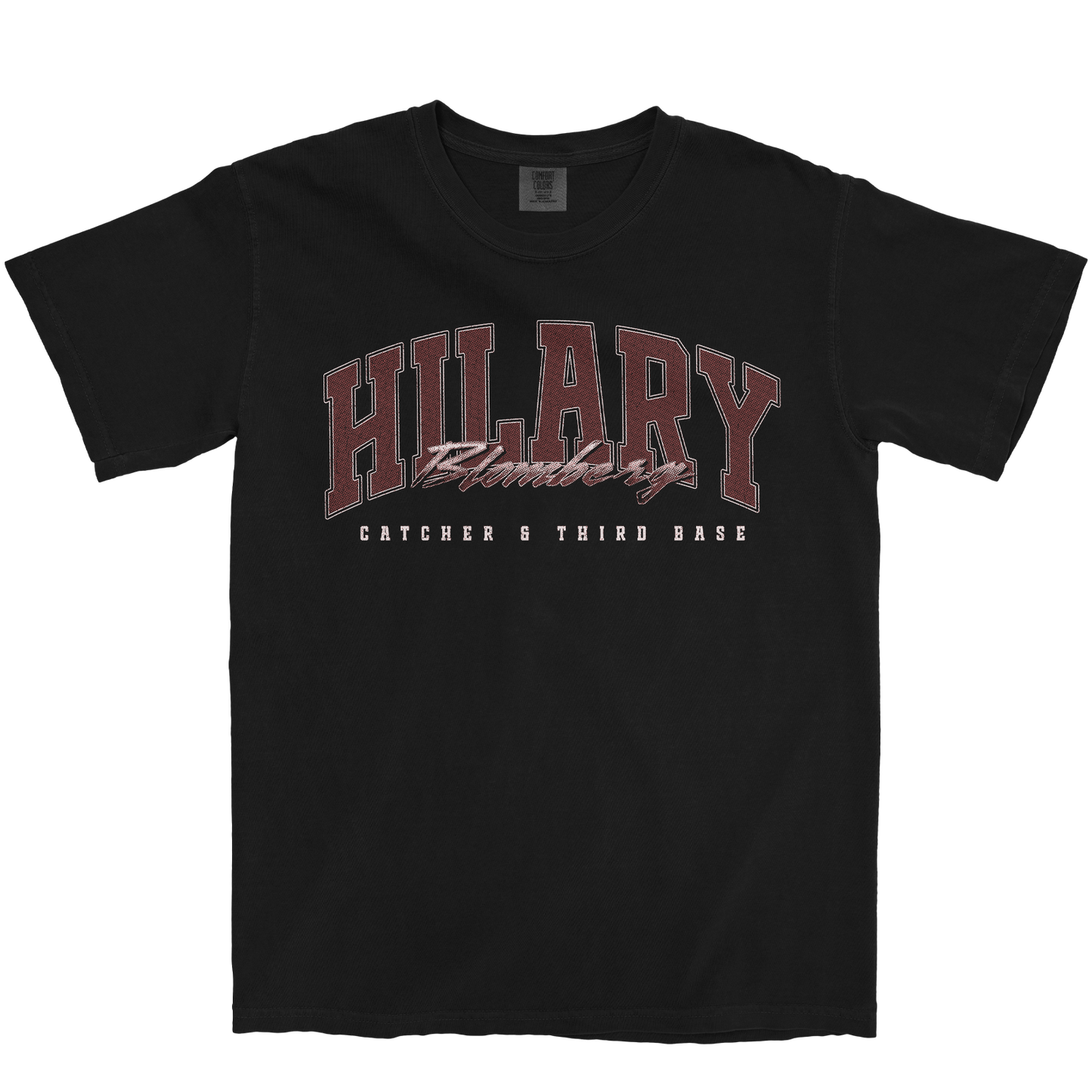 HILARY BLOMBERG RETRO BLACK TEE