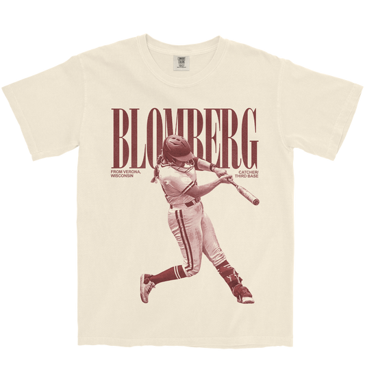 HILARY BLOMBERG VINTAGE IVORY TEE