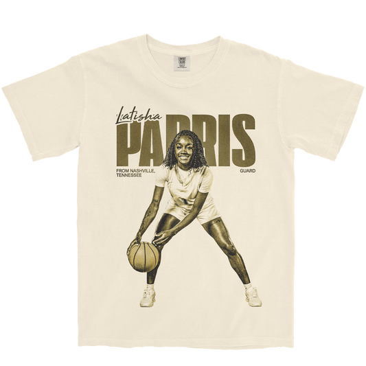 LATISHA PARRIS VINTAGE IVORY TEE