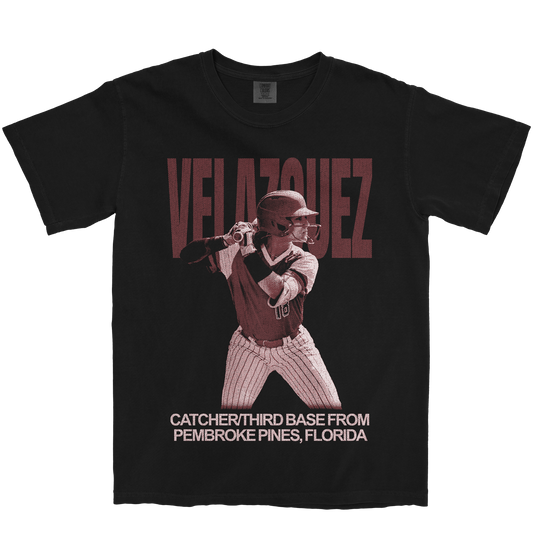 ALANAH VELAZQUEZ VINTAGE BLACK TEE