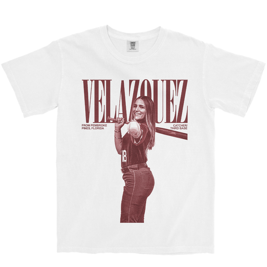 ALANAH VELAZQUEZ VINTAGE WHITE TEE