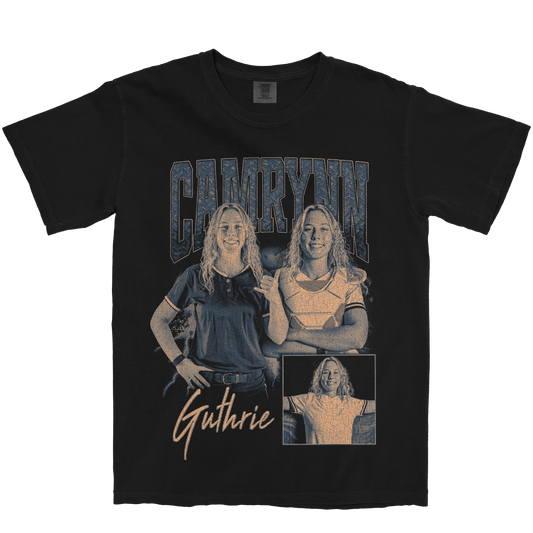 CAMRYNN GUTHRIE GRAPHIC BLACK TEE
