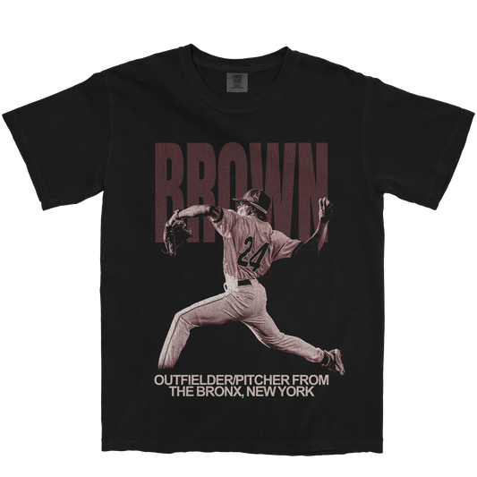 DARRIUS BROWN VINTAGE BLACK TEE