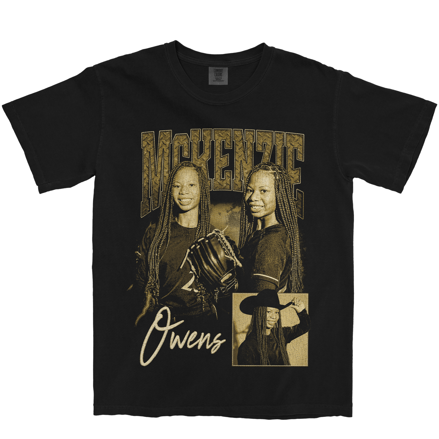 MCKENZIE OWENS GRAPHIC BLACK TEE